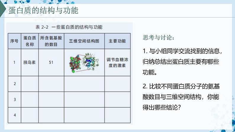 【沪科技版】生物必修一  2.2 蛋白质和核酸是重要的生物大分子（教学课件）03