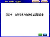 浙科版高中生物必修1第四节　细胞呼吸为细胞生活提供能量课件PPT