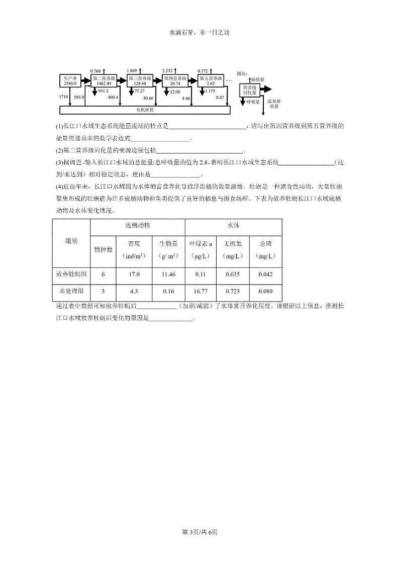 [生物]2022～2024北京高二上学期期末生物真题分类汇编：人类活动对生态环境的影响第3页