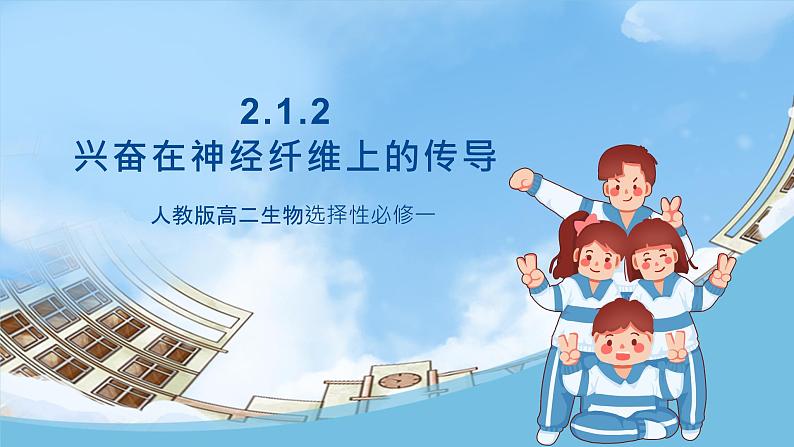 人教版高二生物选择性必修一 2.3.2 《兴奋在神经纤维上的传导》课件第1页