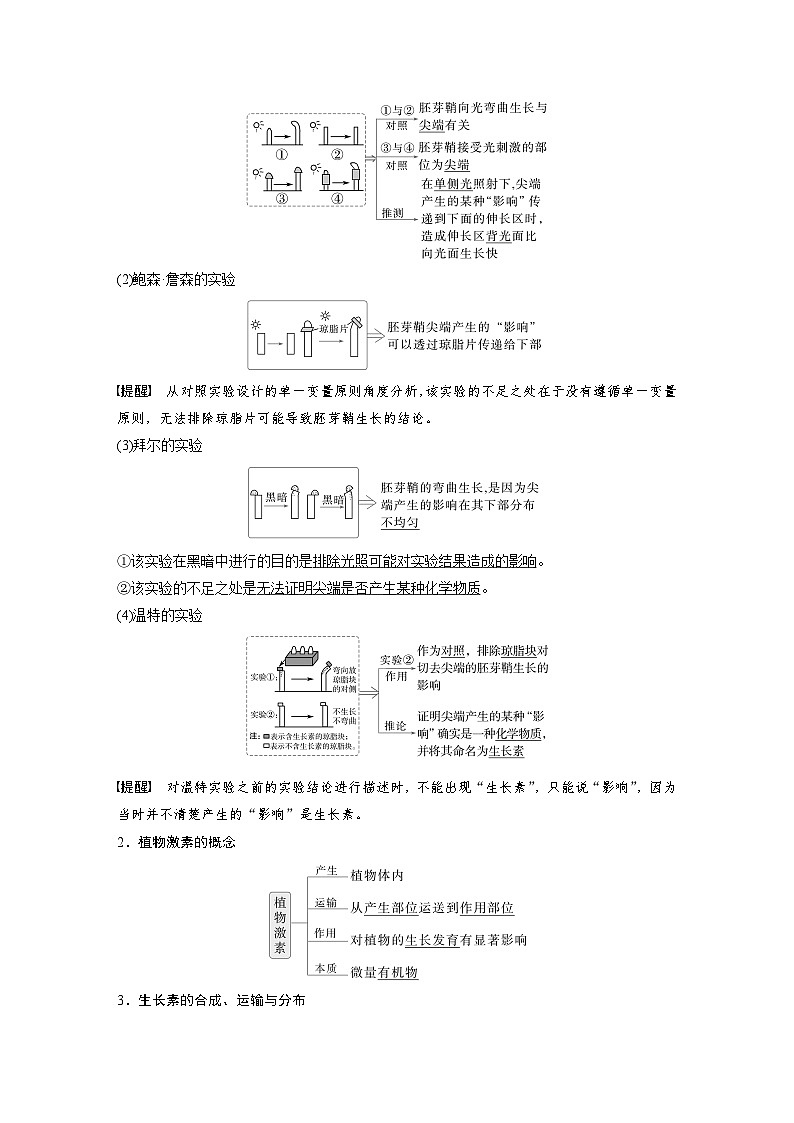 第八单元　第44课时　植物生长素-2025年高考生物大一轮复习（课件+讲义+练习）02