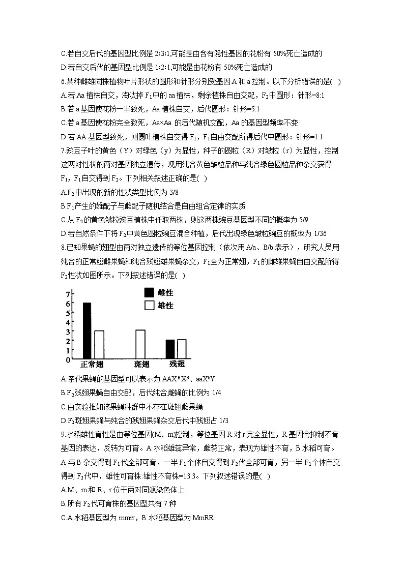 1.1遗传因子的发现练习 高中生物人教版（2019）必修2第2页