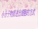 人教版 (新课标)必修1《分子与细胞》 4.3物质跨膜运输的方式课件