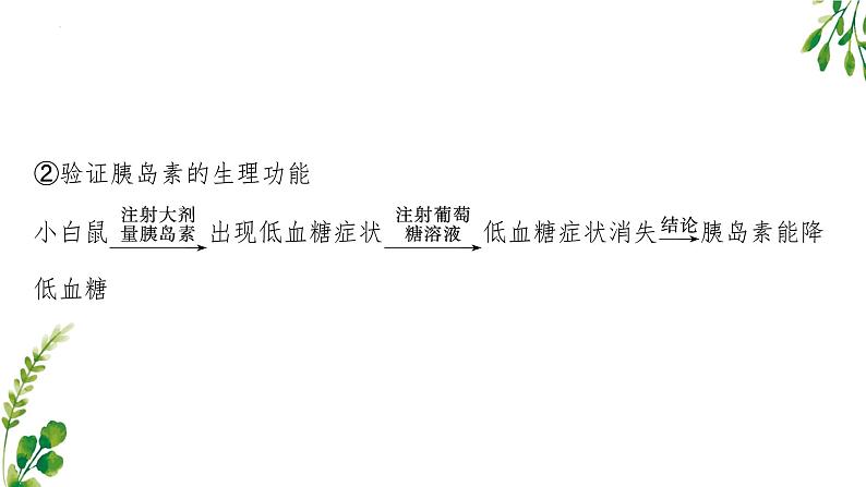 浙教版2019高二生物选择性必修1  第三章体液调节 章末复习课件第6页