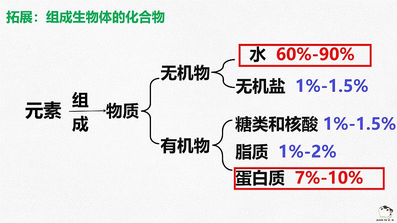 浙科版2019高一生物必修一 1.1水和无机盐是构成细胞的重要无机物课 课件07