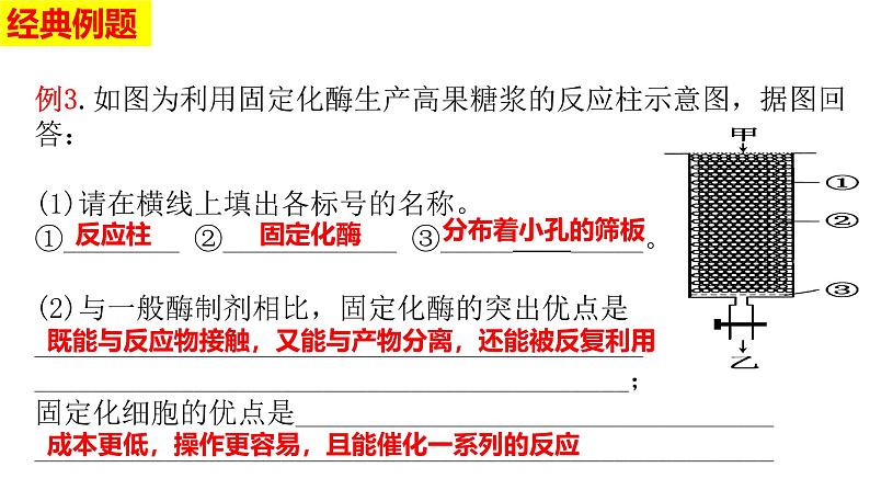 人教版新课标高中生物选修一 同步课件4.3酵母细胞的固定化 课件01