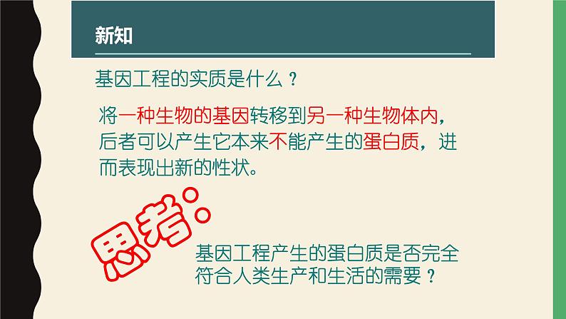 人教版（新课程标准）高二下学期生物选修三 1.4 蛋白质工程的崛起 课件03