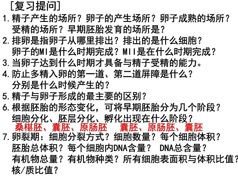 人教版（新课程标准）高二下学期生物选修三 专题3体外受精和早期胚胎培养 课件02