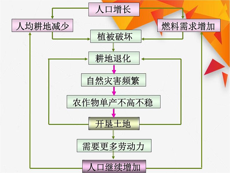 人教版生物高二上学期必修三 6.1人口增长对生态环境的影响 课件06