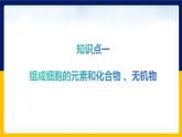 苏教版2019高一生物必修一第一章 细胞的分子组成（单元复习课件）