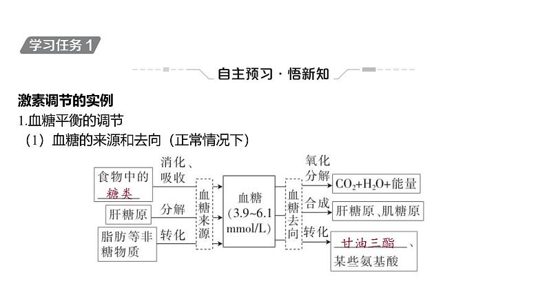 2024-2025学年生物 人教版 选择性必修一 激素调节的过程  课件第4页