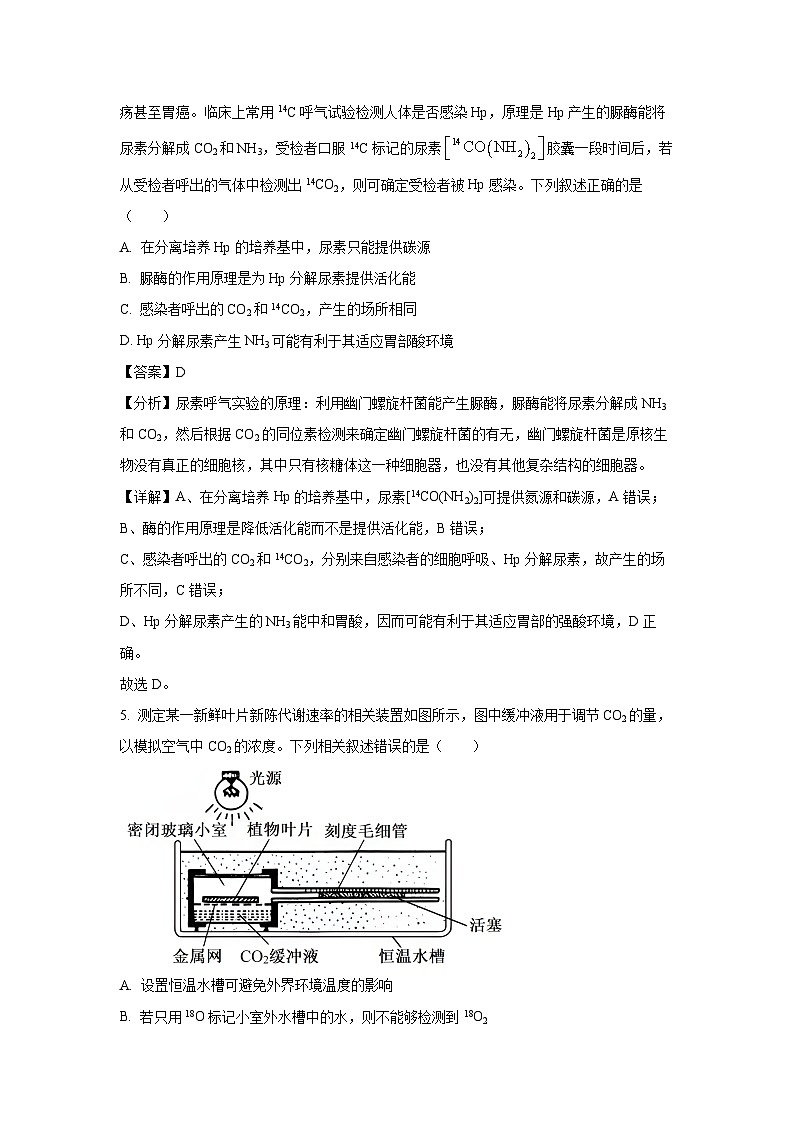 [生物][三模]2024届江西省百所名校仿真模拟大联考高三(解析版)03