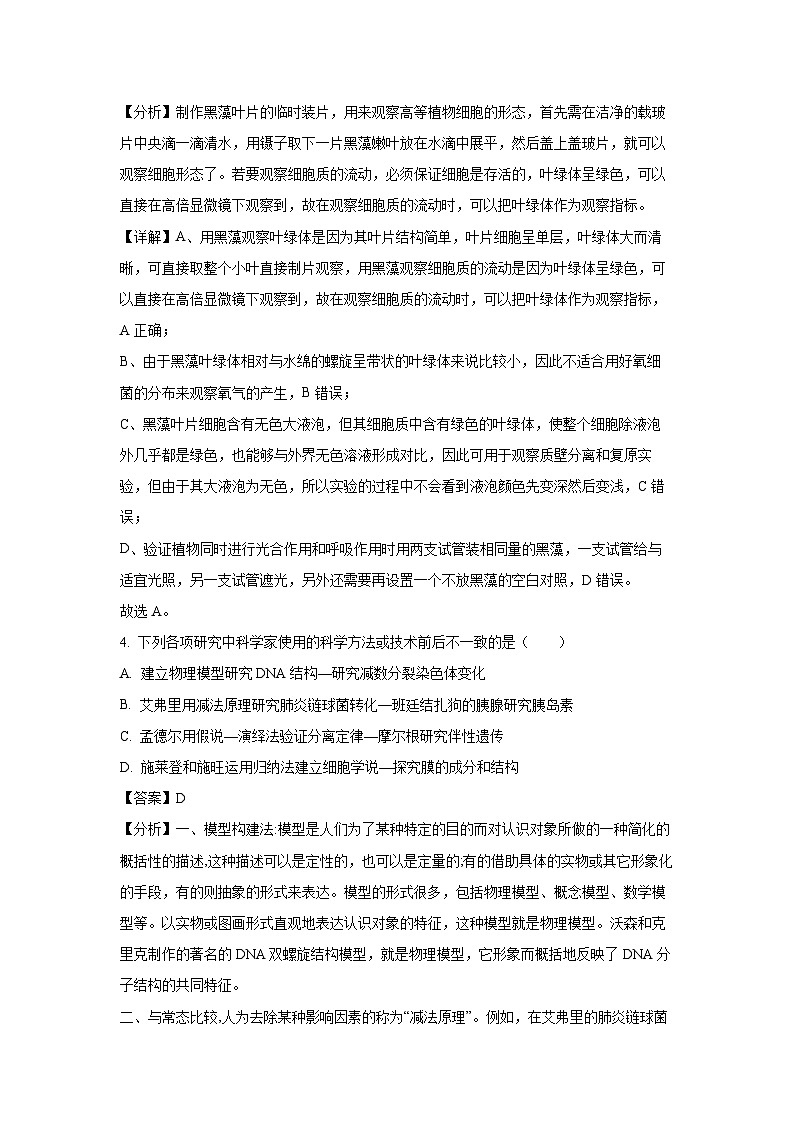 [生物]广东省八校2024-2025学年高三上学期8月联合检测(解析版)第3页