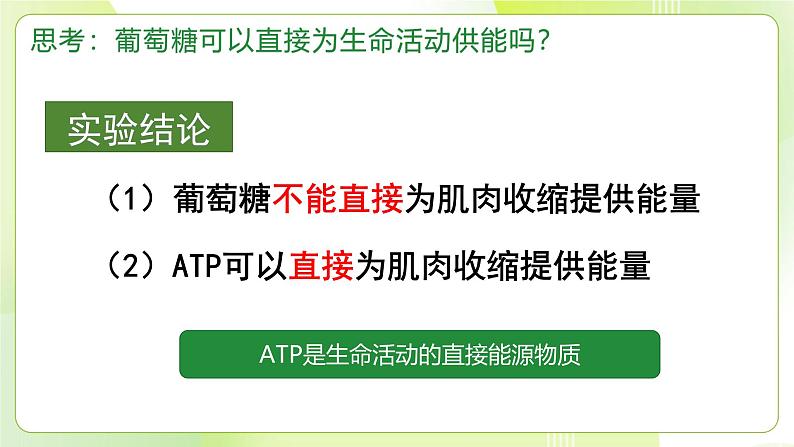 沪科技版(2020)高中生物 必修一 4.3 ATP是生命活动的直接能源物质（第1课时） 课件第4页