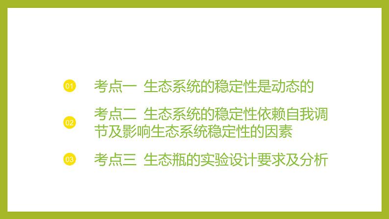 2024-2025学年 苏教版  选择性必修二 　 生态系统的稳态及维持 课件03