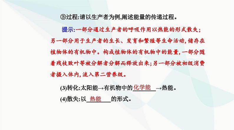 人教版高中生物选择性必修2第3章生态系统及其稳定性第2节生态系统的能量流动课件第4页