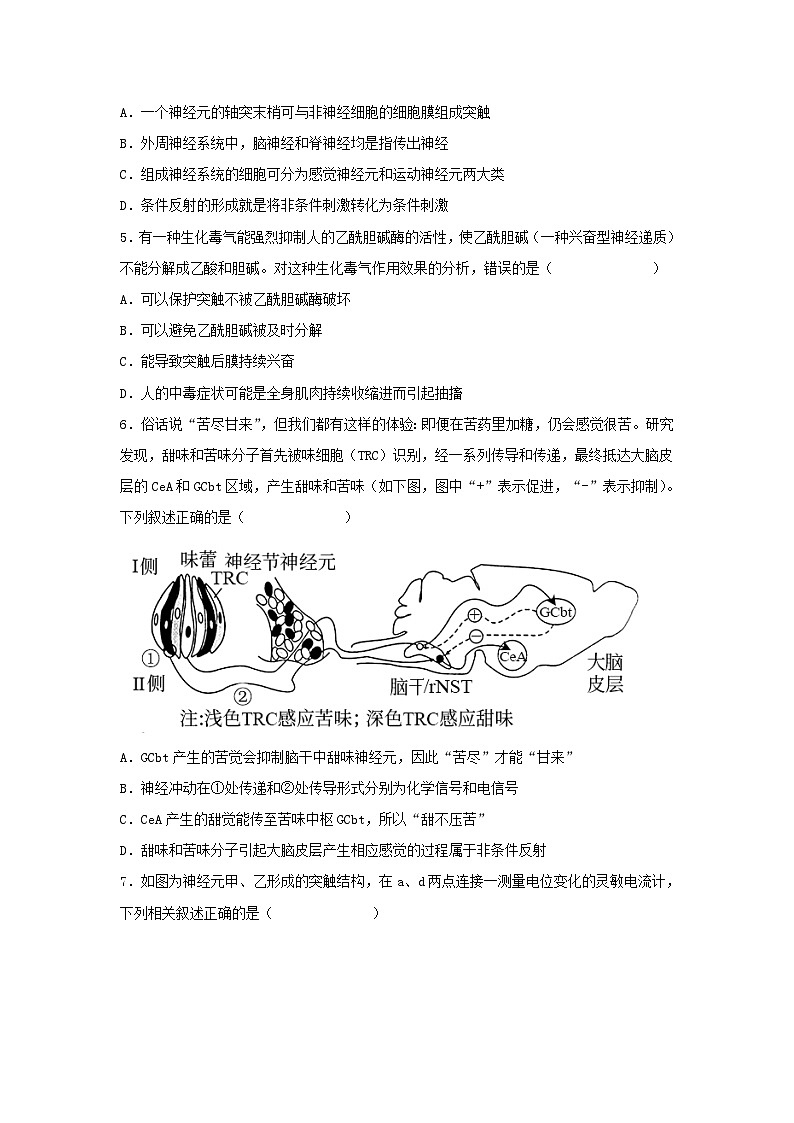 河北省大名县2022_2023学年高二生物上学期第一次月考试卷含解析第2页