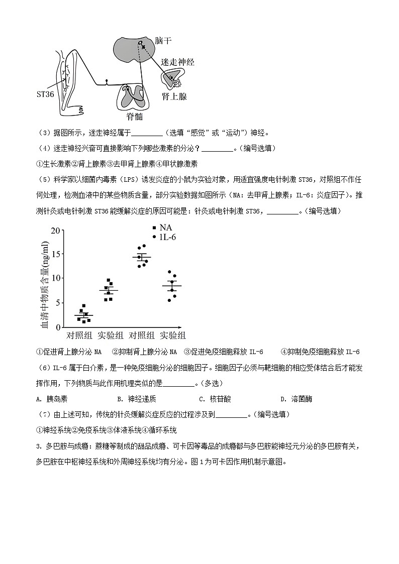 上海市2023_2024学年高二生物上学期期中试题含解析第3页