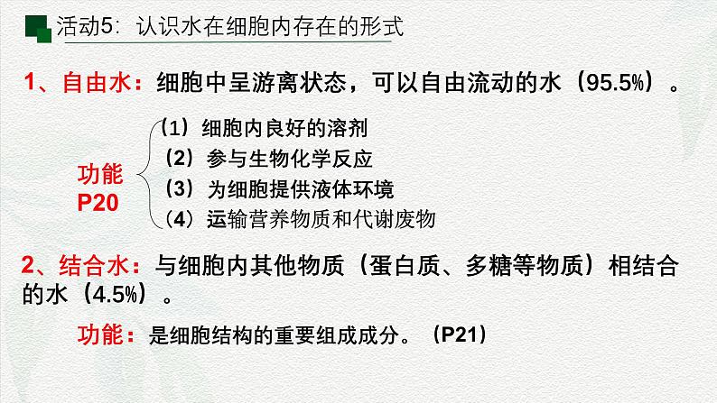 2.2 细胞中的无机物-2024-2025学年高一生物同步教学课件（人教版2019必修1）08