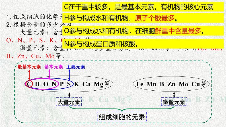 2.1 细胞中的元素和化合物-2024-2025学年高一生物同步课件（人教版2019必修1）第8页