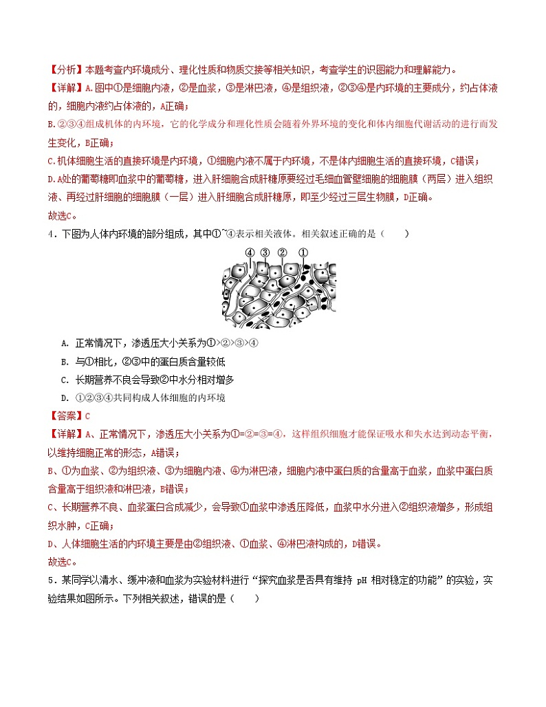高二生物第一次月考卷（全解全析）（天津专用）第3页