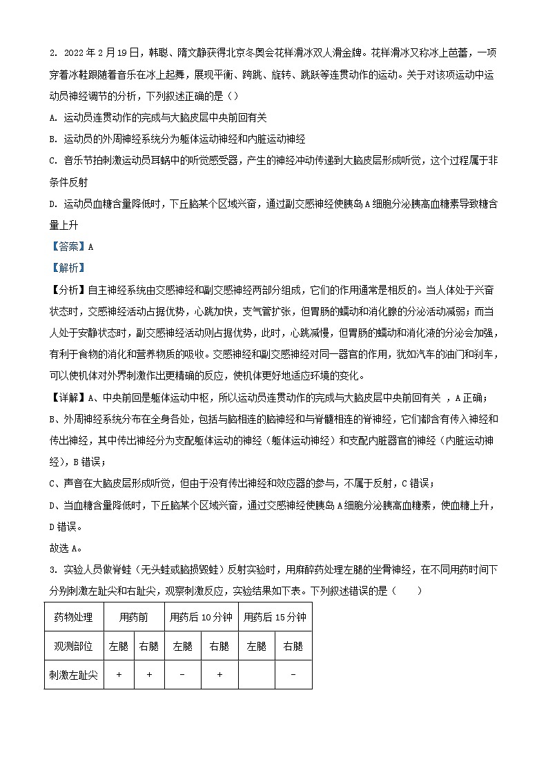 四川省绵阳市2023_2024学年高二生物上学期12月月考试题含解析第2页