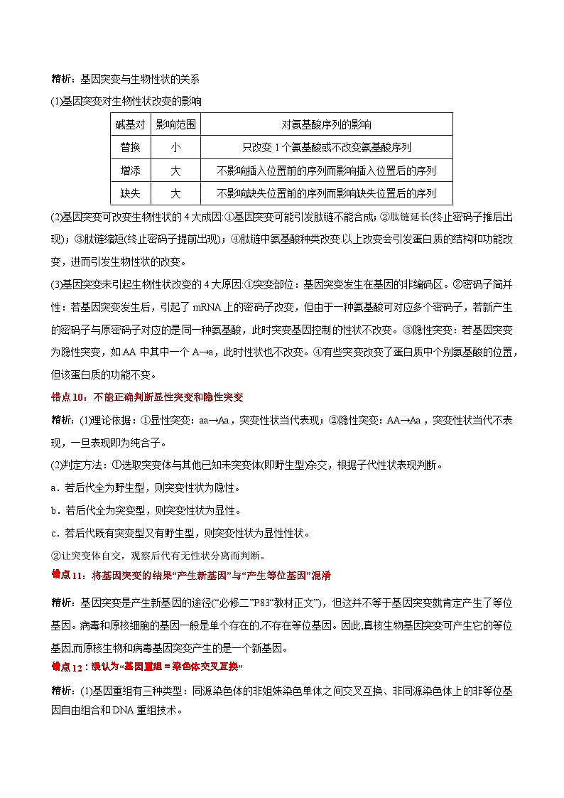 第5章 基因突变及其他变异（背诵版）第3页