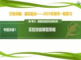 专题突破1 实验技能解题策略（课件）-2025年高考生物一轮复习考点归类（新高考通用）