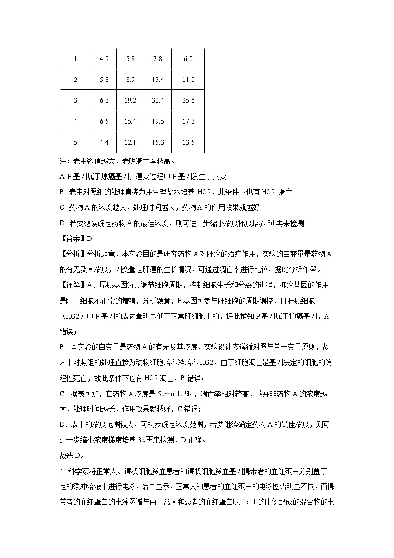 【生物】河北省邢台市邢襄联盟2024--2025学年高三上学期开学考试（解析版）03