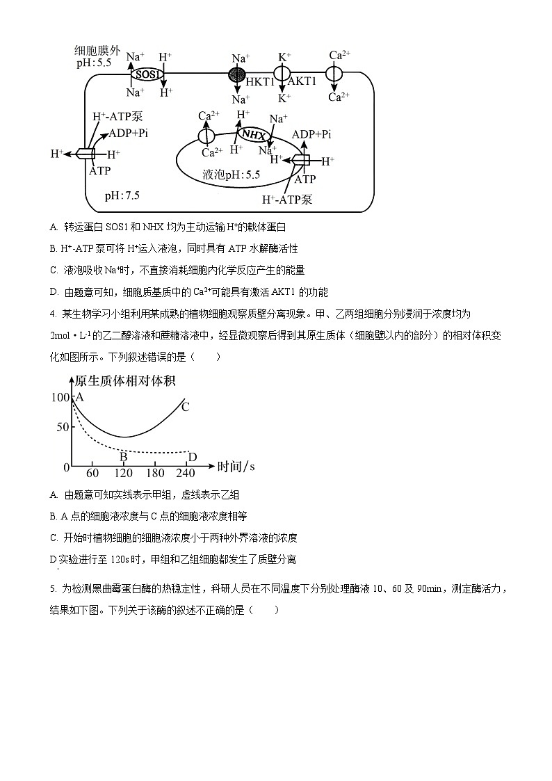 河南省漯河市2023-2024学年高二下学期期质量监测考试+生物试卷（含答案）02