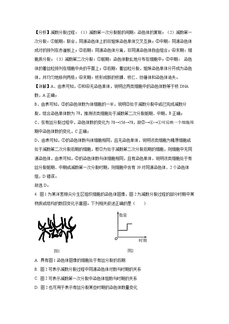 【生物】福建省漳州市部分高中2024-2025学年高二上学期开学联考试题（解析版）第3页