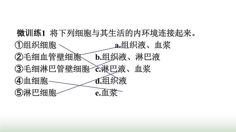 人教版高中生物选择性必修1第1章人体的内环境与稳态第1节细胞生活的环境课件第7页