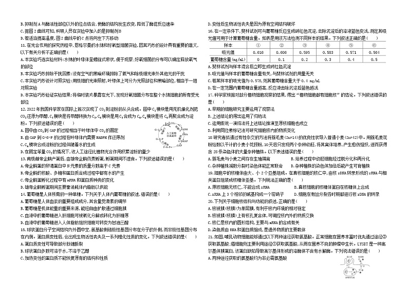 2024-09-26  高三9月份考试（生物）试题第2页