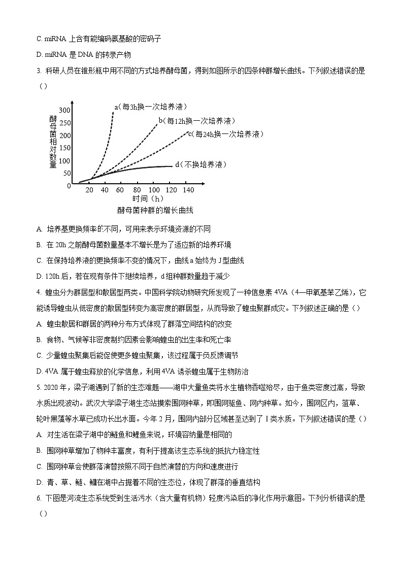 湖北省新高考联考协作体（八市）2023-2024学年高二下学期期末考试+生物试卷第2页