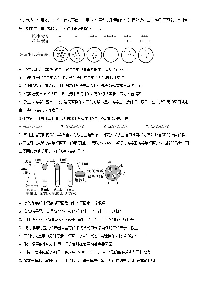 辽宁省沈阳市2023-2024学年高二下学期第二次质量监测+生物试卷（含答案）第2页