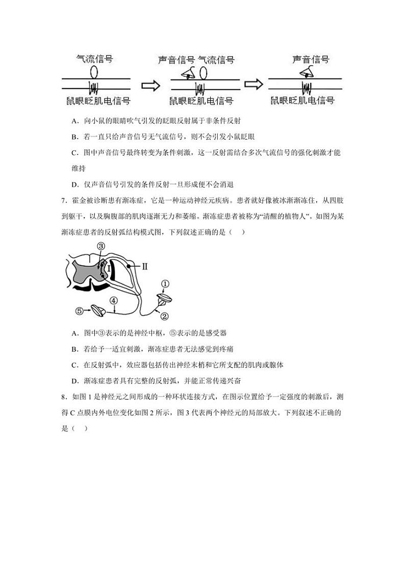 [生物]安徽省亳州市亳州市高二上第一次月考2024～2025学年高二上学期10月月考试题(有解析)第3页