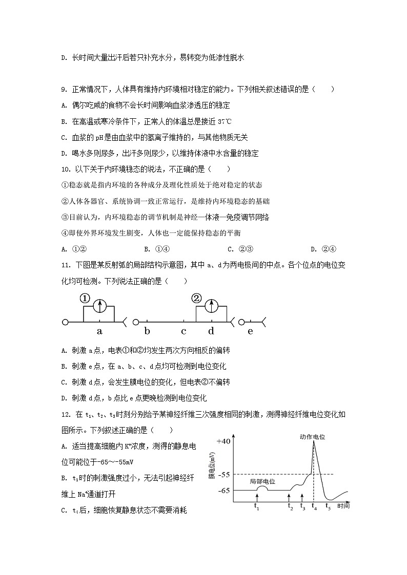 福建省泉州市泉港区第二中学2024-2025学年高二上学期10月月考生物试题03