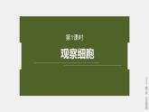 高中生物新教材同步必修第一册课件+讲义 第1章　第2节　第1课时　观察细胞