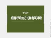 高中生物新教材同步必修第一册课件+讲义 第5章　第3节　第1课时　细胞呼吸的方式和有氧呼吸