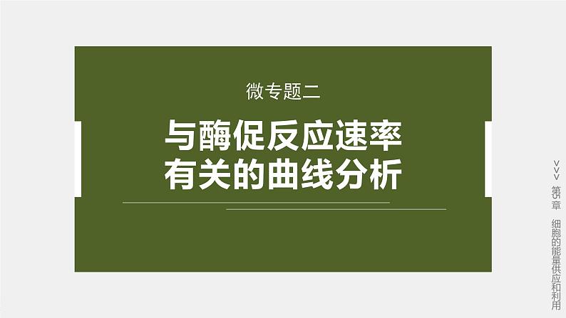 高中生物（人教版）新教材同步必修第一册课件+讲义 第5章　微专题二　与酶促反应速率有关的曲线分析02