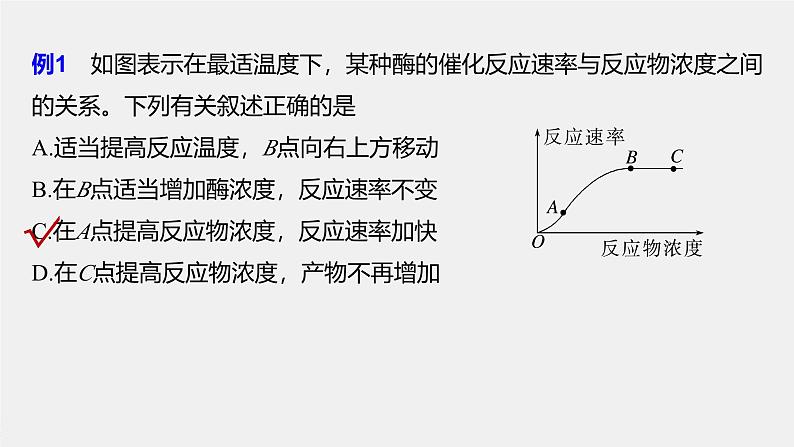 高中生物（人教版）新教材同步必修第一册课件+讲义 第5章　微专题二　与酶促反应速率有关的曲线分析06