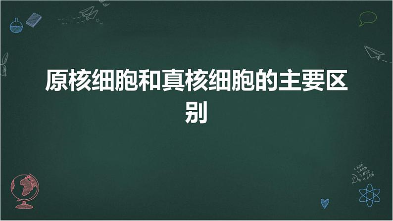 原核细胞和真核细胞的主要区别高中生物苏教版（2019） 必修1 分子与细胞 课件第1页