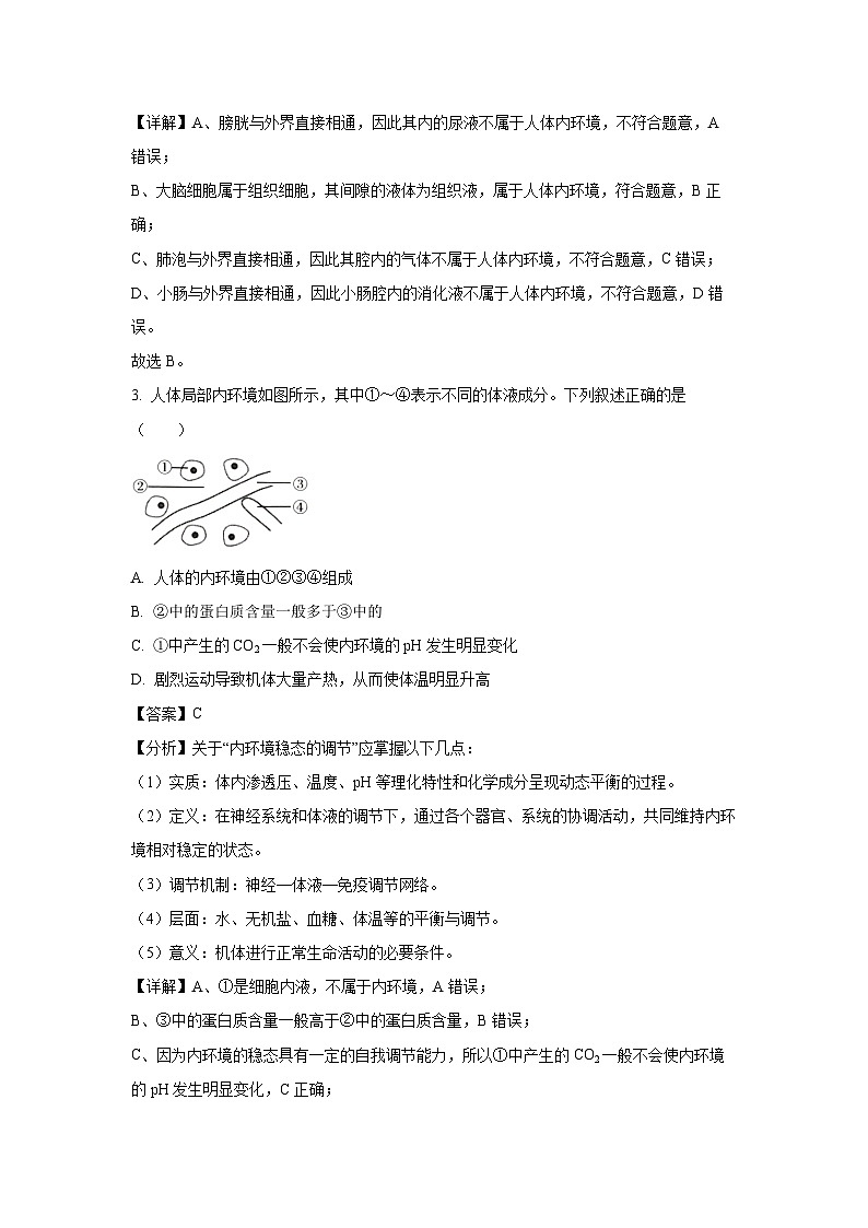 [生物]甘肃省兰州市2024-2025学年高二上学期第一次月考摸底试题(解析版)第2页
