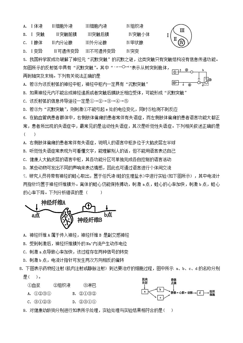 广东省三校2024~2025学年高二上学期第一次质量检测生物试题第2页