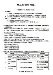 湖北省部分学校2024-2025学年高三年级10月联考试卷生物（含答案）