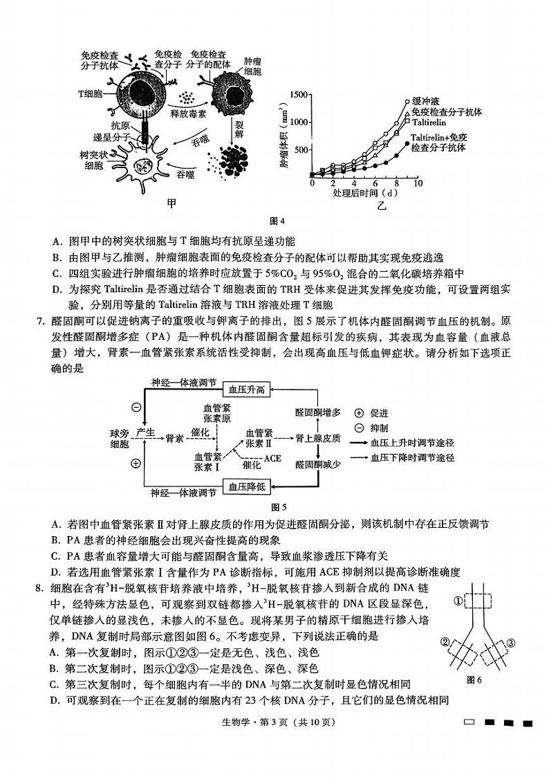生物试卷第3页
