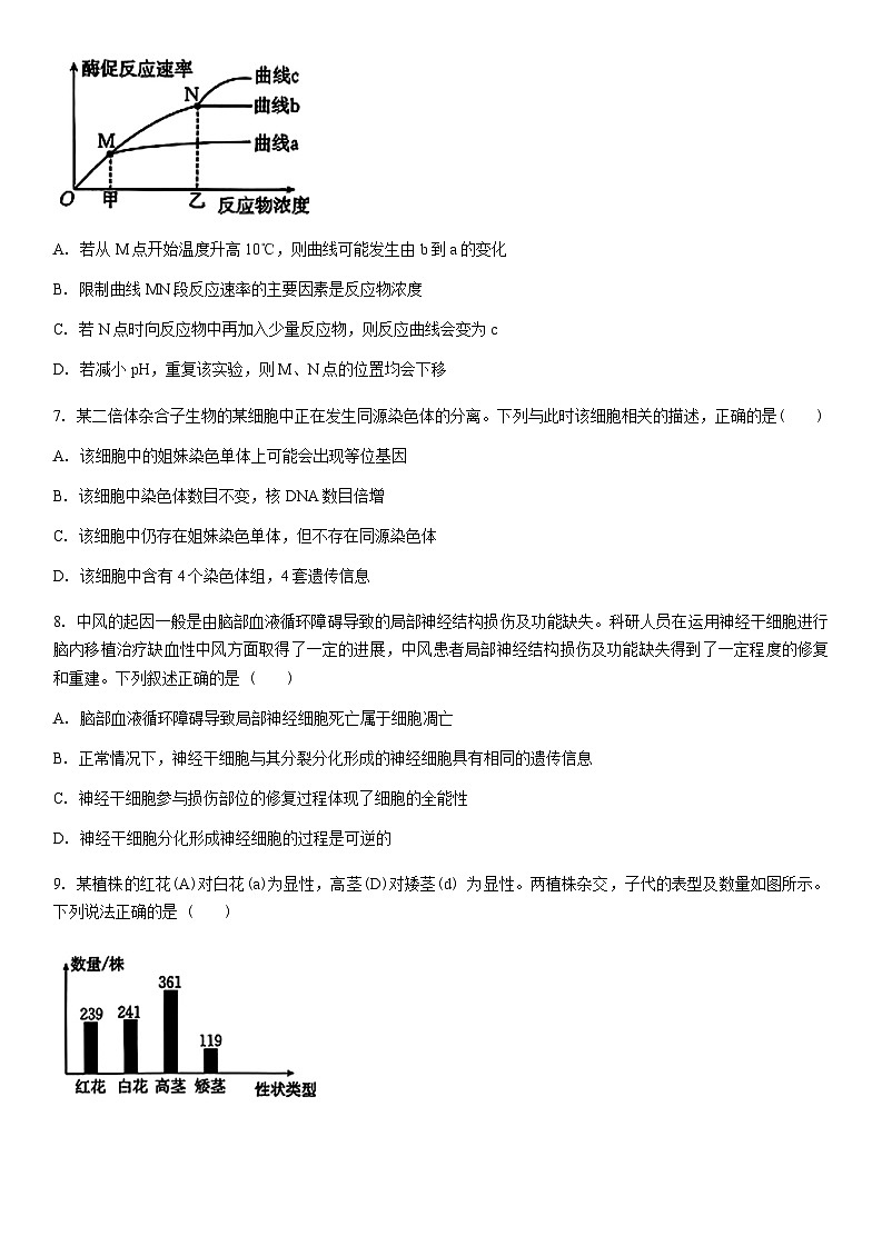 河北金太阳2025届高三10月联考生物试卷含答案第3页