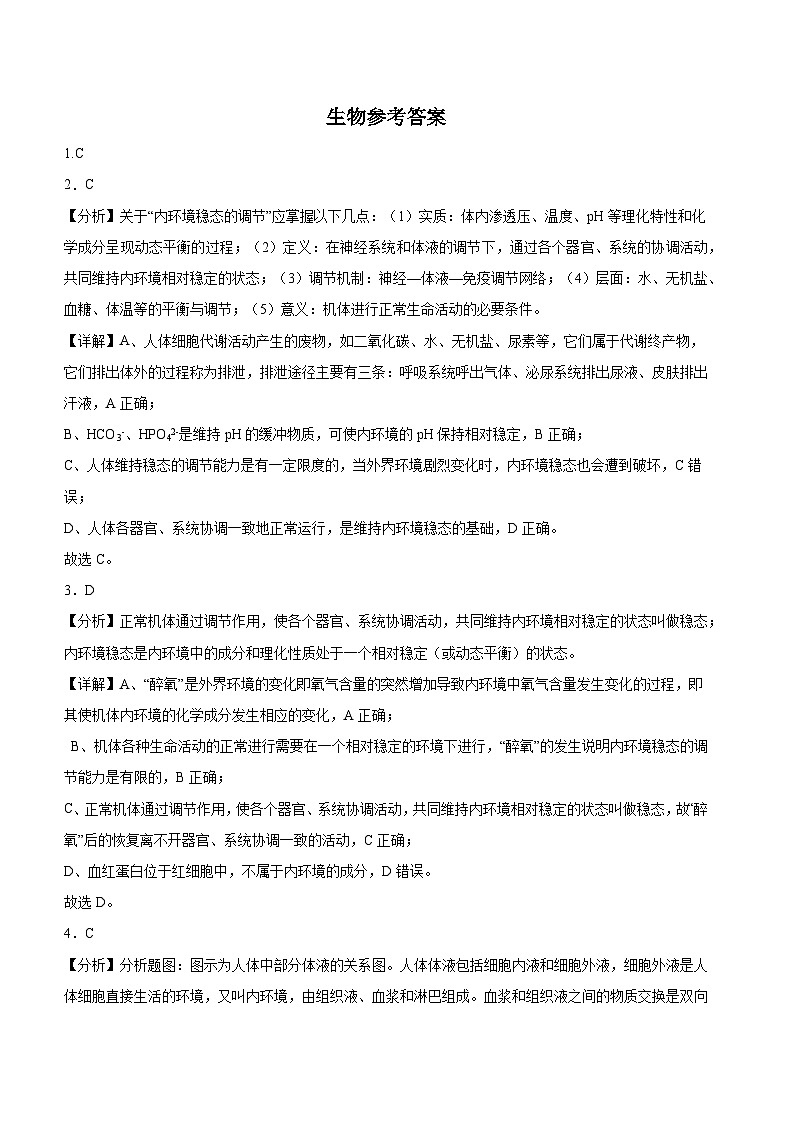 生物答案第1页