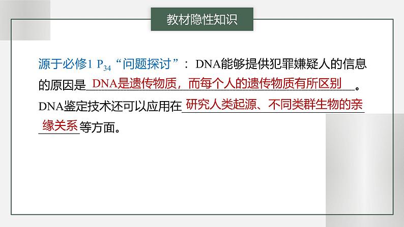 （新人教版）高考生物一轮复习讲义课件 第1单元　第4课时　核酸是遗传信息的携带者、有机物的鉴定（含解析）第8页