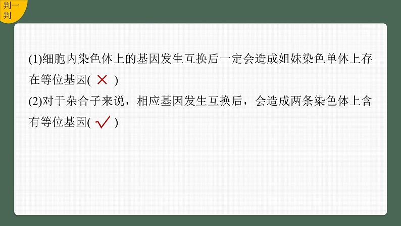 （新人教版）高考生物一轮复习讲义课件 第四单元　微专题三　减数分裂与可遗传变异的关系（含解析）05